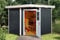 Weka Gartenhaus 229 Gr.2, anthrazit 235 x 239 cm