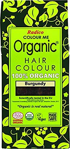 Radico Colour Me Organic - Tinte para el pelo (orgánico, vegano, cosmético natural), color burdeos