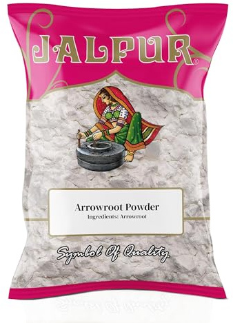 JALPUR MILLERS Pure Arrowroot Powder Starch Flour 100g –Natural Thickener for Cooking, Baking, and Sauces - Ideal for Paleo & Vegan Diets, Easy to Digest, Premium, Multi-Purpose Kitchen Essential