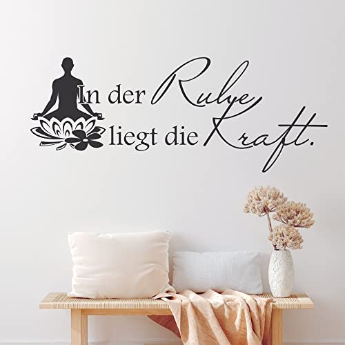 GRAZDesign Wandtattoo Bad Sprüche Wellness Wandaufkleber Badezimmer Wand Aufkleber - 129x50cm / 074 Mittelgrau