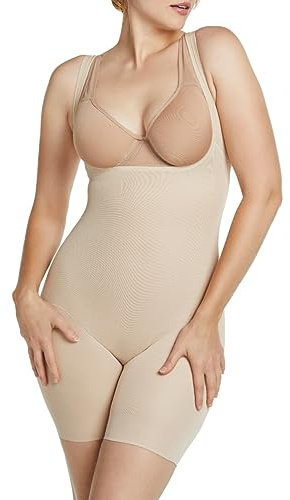 Naomi & Nicole Open-Bust Shapewear Tummy Control