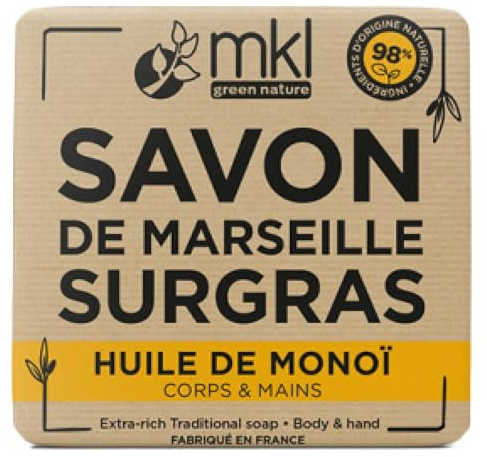 MKL Green Nature Savon de Marseille Surgras Huile de Monoï - 100 g