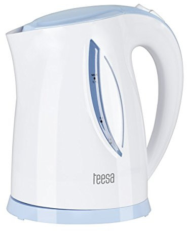 Teesa tsa1010 inalámbrico hervidor de Agua, 1,7 L, Color Blanco/Azul