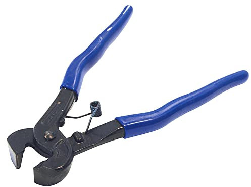 Dapetz ® TCT Tip Ceramic Tile Nippers Nibblers Pliers Sprung Handles. Mosaic Tile Cutter with Polished Rubber Handle and Carbide Wheels Blades Cutting Plier DIY Tool