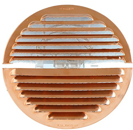 Griglia rame dentrofuori Edil Plast GRADF125R-diamentro 150mm