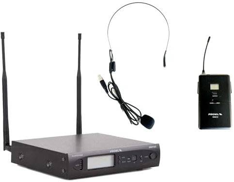 PROEL RMW1000HA m - Microfono radio con auricolare 606-630MHZ