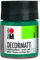 Marabu 14010005290 - Decormatt Acryl Türkis 290, 50 ml, samtmatte Acrylfarbe auf Wasserbasis, cremig und farbintensiv, speichelfest, wetterfest, zum freien Malen und Schablonieren