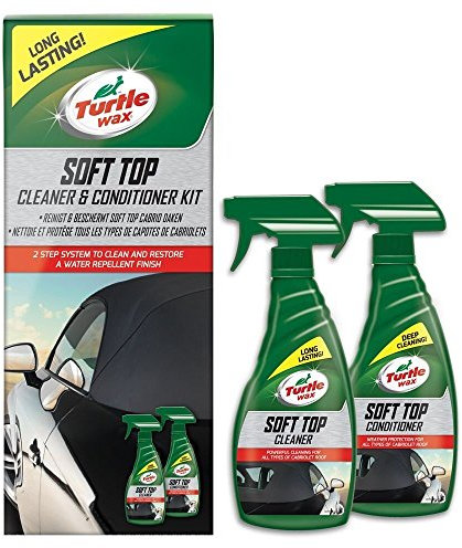 Turtle Wax 51772 Soft Top Cabrio Reiniger & Schutz Stoff, Vinyl, Schimmel
