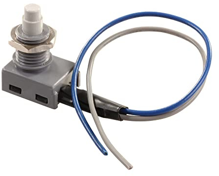 JR Products 13985 12 V Pulsador Interruptor de Encendido/Apagado