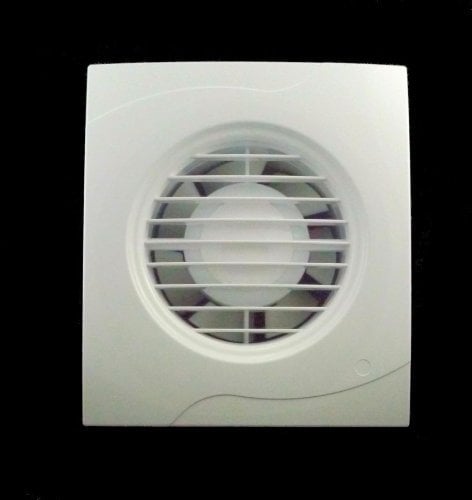 Bathroom Extractor Fan 100mm with Non Return Valve / Backdraft Shutter WV100Z