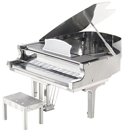 Fascinations MMS080 - Metal Earth 502738 - Grand Piano, lasergeschnittener 3D-Konstruktionsbausatz, 2 Metallplatinen, ab 14 Jahren