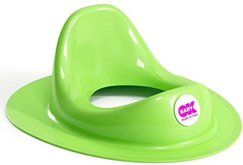 OKBABY Ergo Riduttore per WC con Seduta Ergonomica e Confortevole, Verde