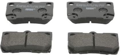 FERODO FDB4001 Bremsbelagsatz Bremsbeläge Hinten ohne Zubehör Kompatibel mit LEXUS IS II GSE2, ALE2, USE2