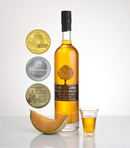 Meloncello Licor 700ml - Dolce Cilento Licor de Melón Italiano (3 Medallas)