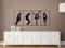 Grandora Wandtattoo Wandbanner Michael Jackson I schwarz (BxH) 80 x 33 cm I Wohnzimmer Schlafzimmer Flur Sticker Aufkleber Wandsticker Wandaufkleber W611