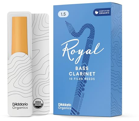 Royal Blätter für Bass-Klarinette Stärke 1.5 (10 Stück)