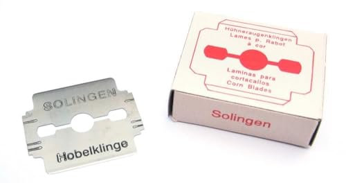 Clauss 95263 Hornhauthobelklingen, doppelseitig (1 x 10 Stück)