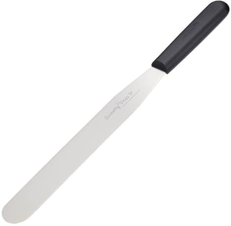 KC BLUE KitchenCraft Sweetly Does It - Spatule à Glaçage/Couteau à Palette avec Lame Droite, Acier Inoxydable, 38 cm