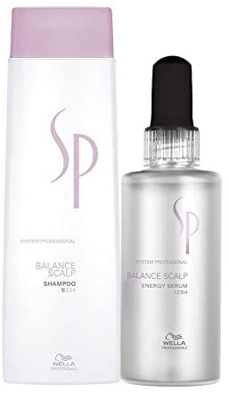 Wella SP Balance Scalp Shampoo 250ml Energy Serum 100ml