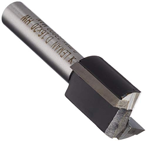 Leman Gerader Fräser Schaft 8 mm, Durchmesser ø 16 mm, Schwarz/Silber, 408.716.00