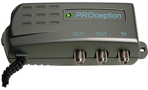 Proception 2 way Professional Indoor Sky TV And Aerial Signal Booster Amplifier for Magic Eyes