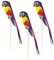 100 Deko-Picker 18 cm Papagei