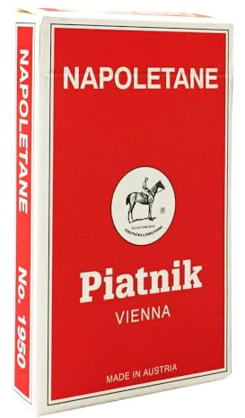 Piatnik 1950 - Kartenspiel Napoletane, 40 Blatt, Weiß