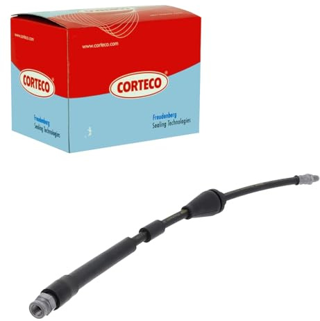 Corteco 19026122 Bremsschlauch vorne | 19026122 Kompatibel mit Delta I (831_),Punto (188_),Punto Kasten/schrägheck (188_)