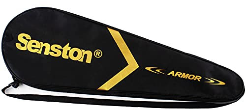 Senston Racchetta Di Volano Della Copertura Della Cassa Unisex Di Volano Racket Bag, Nero, Taglia Unica, Unico