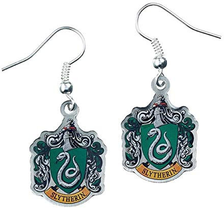Ohrringe, Motiv: Harry Potter, Schmuck, Slytherin-Wappen