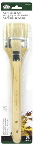 Large Area Brush Set - Long Handled White Bristle
