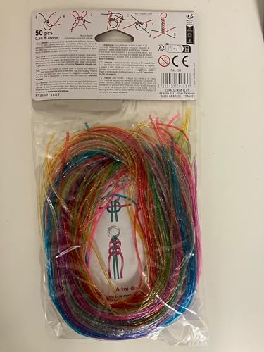 Cofalu Kim'Play - Set de 50 Hilos de plástico para Tejer con Instrucciones [Importado de Francia]