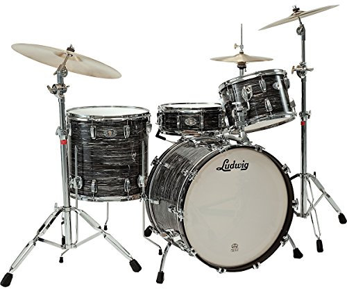 Ludwig Legacy Classic LLF366XX1QWC Liverpool 16 x 16, Floor Tom, Vintage Black Oyster