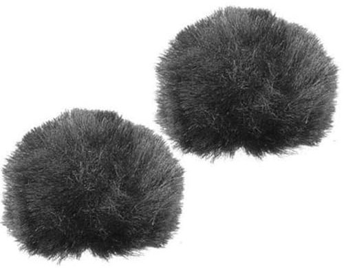 Rycote 065501 Bonnette Fourrure pour Micro cravate, noir (pack de 2)
