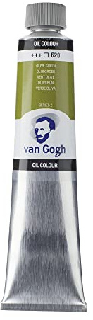 Van Gogh Oil Colour Paint, 200ml Tube, Olive Green 620