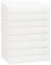 Betz 8 Stück Handtücher Set Größe 50 x 100 cm Handtuch Premium 100% Baumwolle Farbe weiß