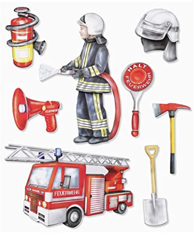 Hobbyfun 3D XXL-Sticker, Feuerwehr
