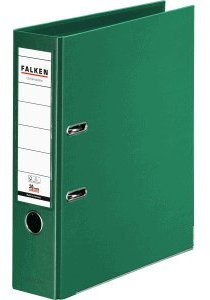 Falken 10 x Ordner Chromocolor A4 PP 80mm grün