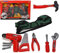 The Magic Toy Shop Kids Builder Tool Belt Set Role Play Fancy Dress Tools Drill Hammer DIY Kit
