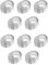 homeXpert 10er Pack Türklinkenpuffer, Türgriffschutz, transparent
