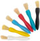 READY 2 LEARN Triangle Grip Paint Brushes | Set of 6 | 18m+ | Easy to Hold Paint Brushes for 2, 3 and 4 Year Olds | Encourage Writing Grip