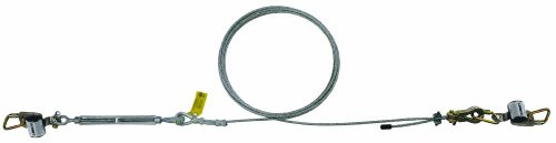 3M DBI-SALA SecuraSpan 7403120 Horizontal System, 120-Foot Galvanized Cable Lifeline, Includes Tensioner, Termination and Mounting Hardware, Zorbit Energy Absorber