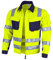 Qualitex Warnschutz-Jacke PRO MG 245 - gelb/marine - Größe: M