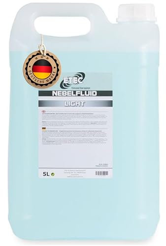 ETEC Professional Nebelfluid 5 Liter Light Fog Fogger Fluid Flüssigkeit Nebelmaschine Leicht Fazer Hazer Lasershow