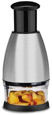 KAYCROWN Premium Stainless Steel Chopper And Dicer Chop Veggies Herbs And Nuts With Ease