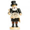 Sikora RM-A Räuchermännchen aus Holz 3 Größen Verschiedene Motive, Farbe/Modell:A11 schwarz - Schwibbogenhändler, Höhe in cm:Höhe ca. 15 cm