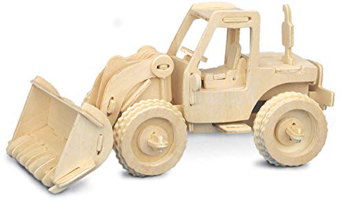 Quay Bulldozer Woodcraft Construction Kit FSC