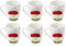 BOLTZE Becher, Tasse 'Glückspilz' aus Porzellan, 300ml (6 Stück) Kaffeebecher Kaffeetasse