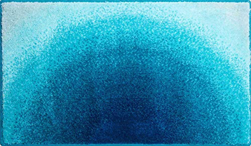 Grund Badteppich 100% Polyacryl, ultra soft, rutschfest, ÖKO-TEX-zertifiziert, 5 Jahre Garantie, SUNSHINE, Badematte 70x120 cm, türkis