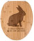 Mr. & Mrs. Panda WC Sitz Hase - Geschenk, Toilettendeckel, Kaninchen, Häschen, Toilette, Klodeckel, Klobrille, WC-Sitz, Landhaus, zahm